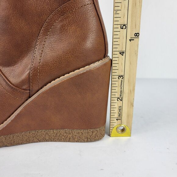 Zodiac Women’s Iggy Wedge Knee High Brown Boot Size 6.5 M - Picture 6 of 15